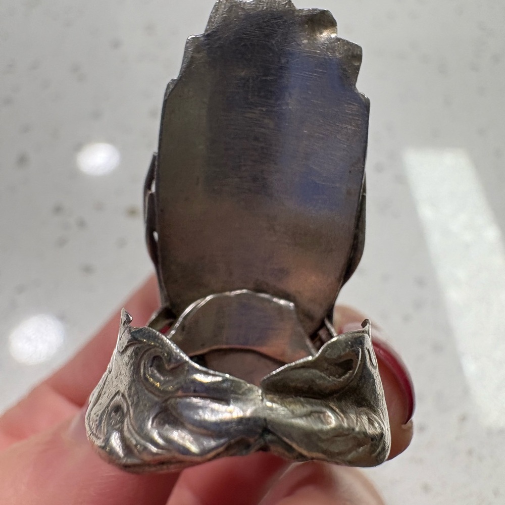 Sterling Silver Dragon Statement Ring - image 5